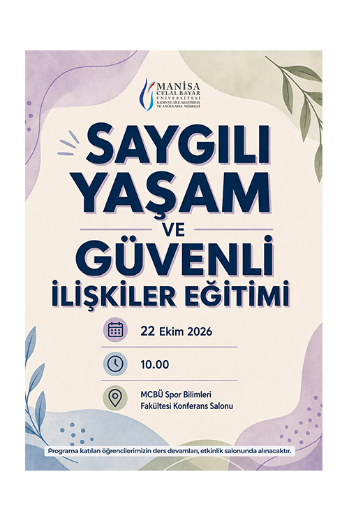 Saygılı Yaşam ve Güvenli İlişkiler Eğitimi